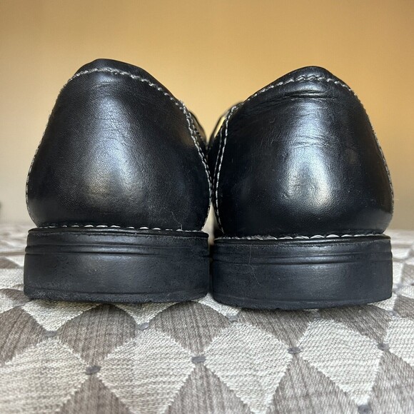 Sandro Moscoloni Black Leather Cap Toe Oxford Lace up Shoes Men’s Size US 13 M - Picture 11 of 16